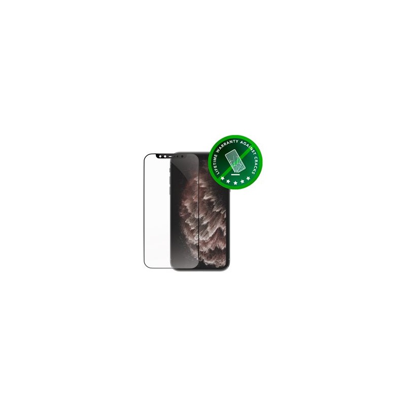 dbramante1928 Eco-shield - Ochrana obrazovky pro mobilní telefon - barva rámu černá - pro Apple iPhone 11 Pro, X, XS