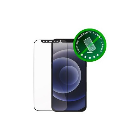 dbramante1928 Eco-shield - Ochrana obrazovky pro mobilní telefon - barva rámu černá - pro Apple iPhone 12, 12 Pro ES12CL004208