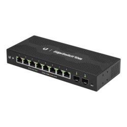 Ubiquiti EdgeSwitch 10XP - Přepínač - řízený - 8 x 10/100/1000 (PoE) + 2 x gigabitů SFP - Lze montovat do rozvaděče, pro