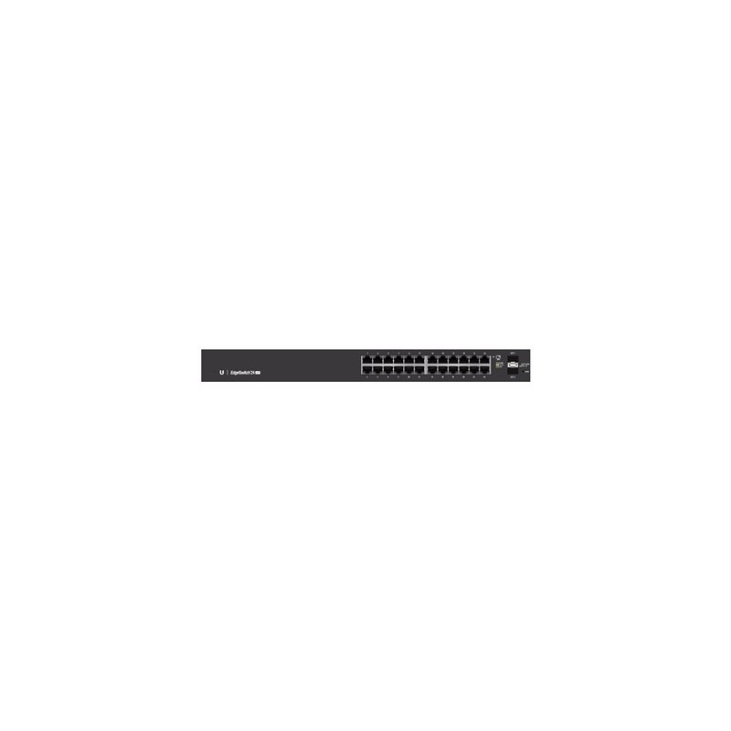 Ubiquiti EdgeSwitch ES-24-LITE - Přepínač - L3 - řízený - 24 x 10/100/1000 + 2 x gigabitů SFP - Lze montovat do rozvaděče