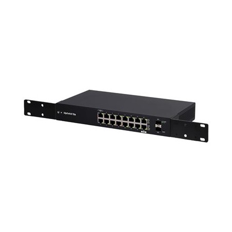 Ubiquiti EdgeSwitch 18X - Přepínač - řízený - 16 x 10/100/1000 + 2 x gigabitů SFP - Lze montovat do rozvaděče, pro připevnění