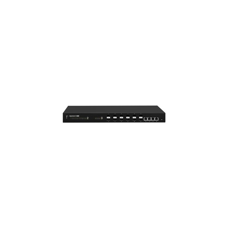 Ubiquiti EdgeSwitch 12 Fiber - Přepínač - L3 - řízený - 4 x Gigabit SFP + 8 x 100/1000 SFP + 4 x 10/100/1000 - Lze montovat do