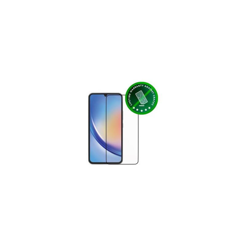 dbramante1928 Eco-shield - Ochrana obrazovky pro mobilní telefon - barva rámu černá - pro Samsung Galaxy A34 5G
