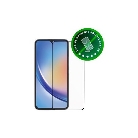 dbramante1928 Eco-shield - Ochrana obrazovky pro mobilní telefon - barva rámu černá - pro Samsung Galaxy A34 5G