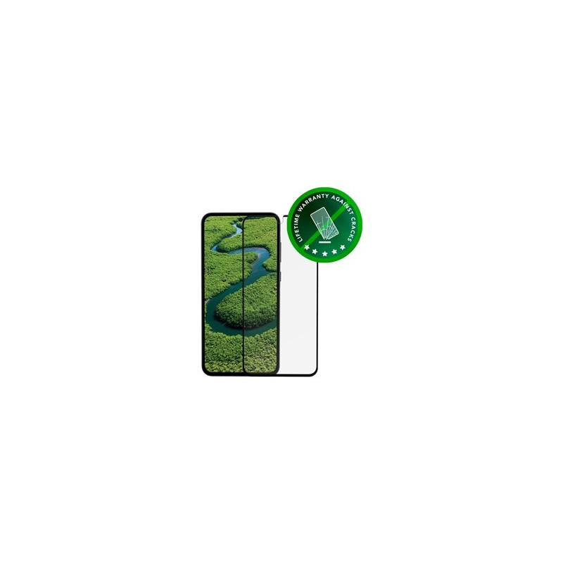 dbramante1928 Eco-shield - Ochrana obrazovky pro mobilní telefon - bulk - barva rámu černá - pro Samsung Galaxy A55
