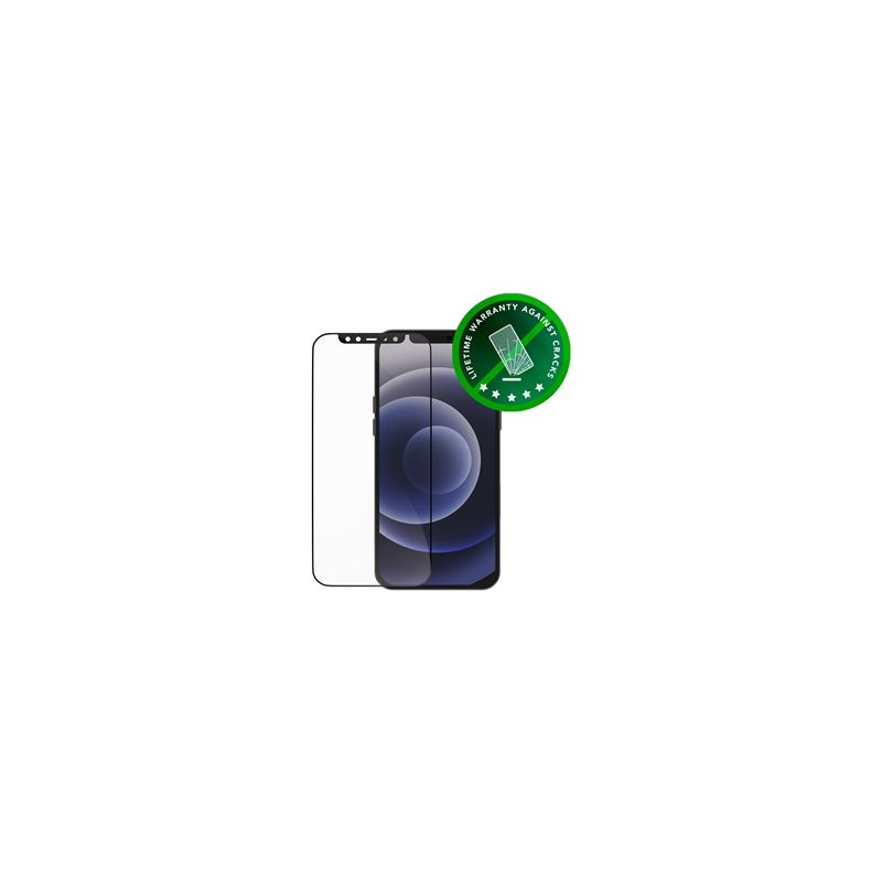 dbramante1928 Eco-shield - Ochrana obrazovky pro mobilní telefon - barva rámu černá - pro Apple iPhone 12, 12 Pro ES61BF001791