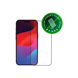 dbramante1928 Eco-shield - Ochrana obrazovky pro mobilní telefon - bulk - barva rámu černá - pro Apple iPhone 15 Pro