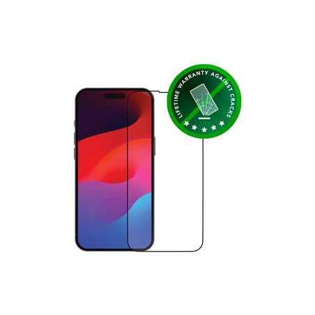 dbramante1928 Eco-shield - Ochrana obrazovky pro mobilní telefon - barva rámu černá - pro Apple iPhone 15 Pro Max