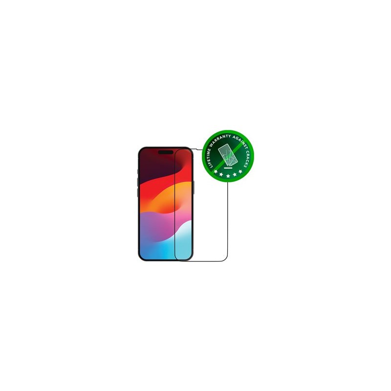 dbramante1928 Eco-shield - Ochrana obrazovky pro mobilní telefon - barva rámu černá - pro Apple iPhone 15 Plus ES67CL001925