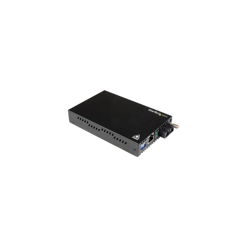 StarTech.com Gigabit Ethernet Single Mode Fiber Media Converter SC 40 km - 1000 Mbps (ET91000SM402) - Konvertor médií s
