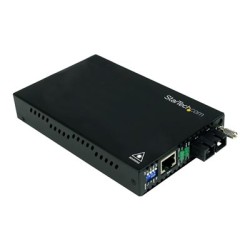 StarTech.com 10/100 Mbps Multi Mode Fiber Media Converter SC - Up to 1.2 miles/2km (ET90110SC2) - Konvertor médií s optickými