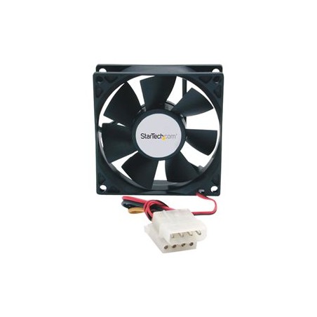 StarTech.com 80x25mm Dual Ball Bearing Computer Case Fan w/ LP4 Connector - computer case Fan - 80mm Fan - pc Fan (FANBOX)
