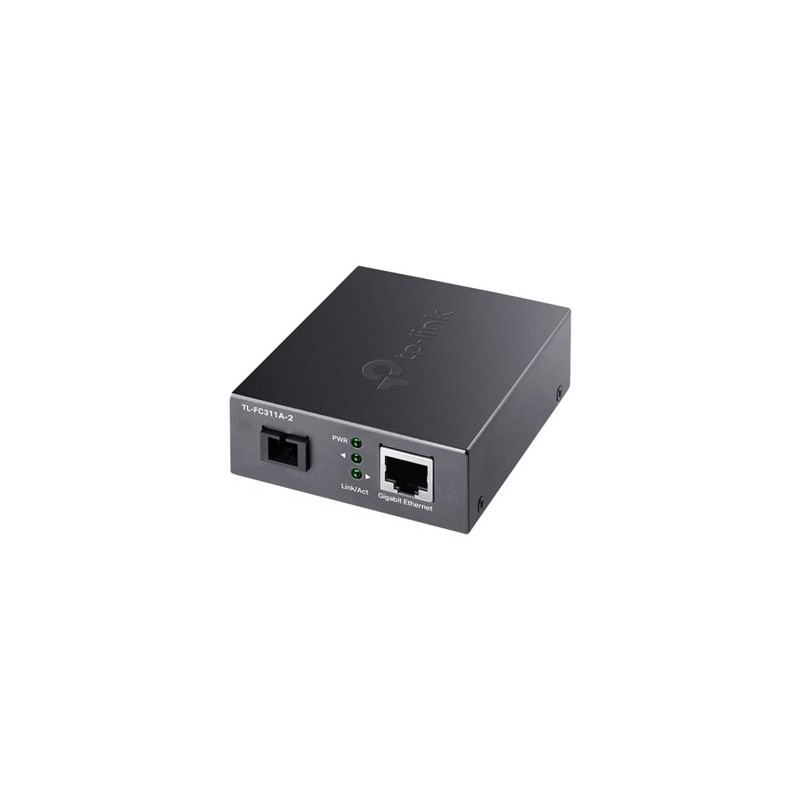TP-Link TL-FC311A-2 - V1 - konvertor médií s optickými vlákny - 1GbE - 1000Base-T, WDM, 1000Base-SC - RJ-45 / jednoduchý režim