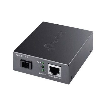 TP-Link TL-FC311A-2 - V1 - konvertor médií s optickými vlákny - 1GbE - 1000Base-T, WDM, 1000Base-SC - RJ-45 / jednoduchý režim