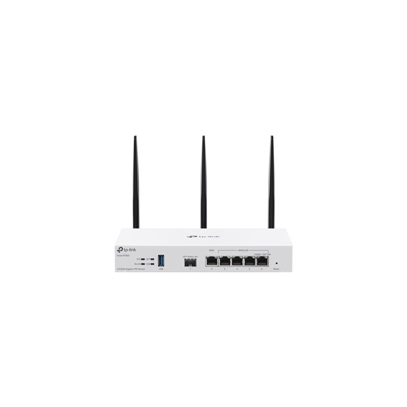 TP-Link Festa FR365 V1.2 - Bezdrátový router 5portový switch - 1GbE - porty WAN: 6 - Wi-Fi 6 - Dual Band - pro připevnění na zeď