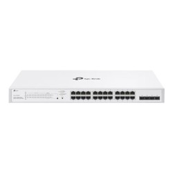 TP-Link Festa FS328GP V1 - Přepínač - inteligentní - 24 x 10/100/1000 (PoE+) + 4 x gigabitů SFP - Lze montovat do rozvaděče