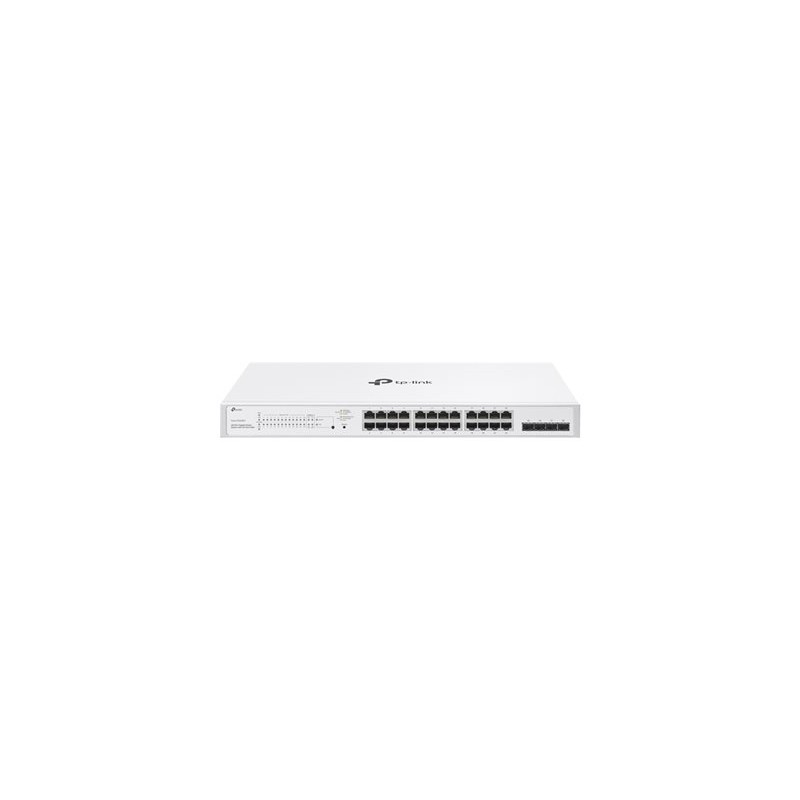 TP-Link Festa FS328GP V1 - Přepínač - inteligentní - 24 x 10/100/1000 (PoE+) + 4 x gigabitů SFP - Lze montovat do rozvaděče