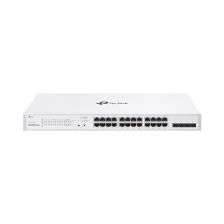 TP-Link Festa FS328GP V1 - Přepínač - inteligentní - 24 x 10/100/1000 (PoE+) + 4 x gigabitů SFP - Lze montovat do rozvaděče