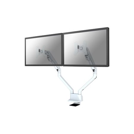 Neomounts FPMA-D750DWHITE2 - Montážní sada (úchyt na stůl) - plný pohyb - pro 2 LCD displeje - bílá - velikost obrazovky: