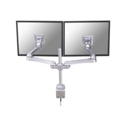 Neomounts FPMA-D930D - Montážní sada - plný pohyb - pro 2 LCD displeje - stříbrná - velikost obrazovky: 10"-30" - upevnění