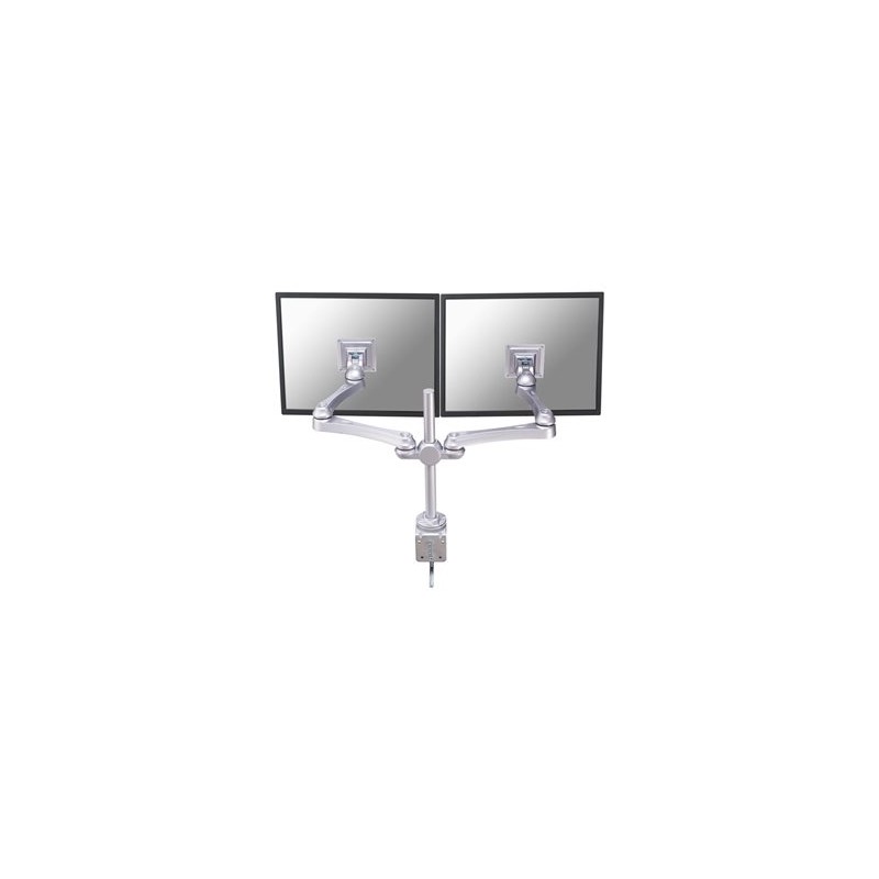 Neomounts FPMA-D930D - Montážní sada - plný pohyb - pro 2 LCD displeje - stříbrná - velikost obrazovky: 10"-30" - upevnění