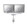 Neomounts FPMA-D930D - Montážní sada - plný pohyb - pro 2 LCD displeje - stříbrná - velikost obrazovky: 10"-30" - upevnění