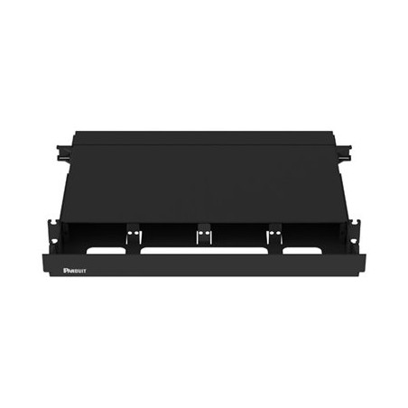 Panduit Opticom - Kabelový záver do stojanu - cerná - 1U