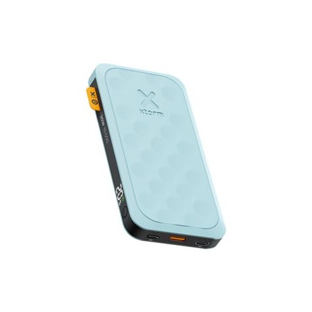 xtorm Fuel Series 5 - Power banka - 10000 mAh - 20 Watt - PD, QC 3.0 - 3 výstupní konektory (USB, 2 x USB-C) - modrá