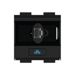 Crestron Gravity Cable Retractor FT2A-CBLR-GR-CAT6 - Systém pro zatahování kabelu - RJ-45 - černá - pro P/N: