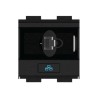 Crestron Gravity Cable Retractor FT2A-CBLR-GR-CAT6 - Systém pro zatahování kabelu - RJ-45 - černá - pro P/N: