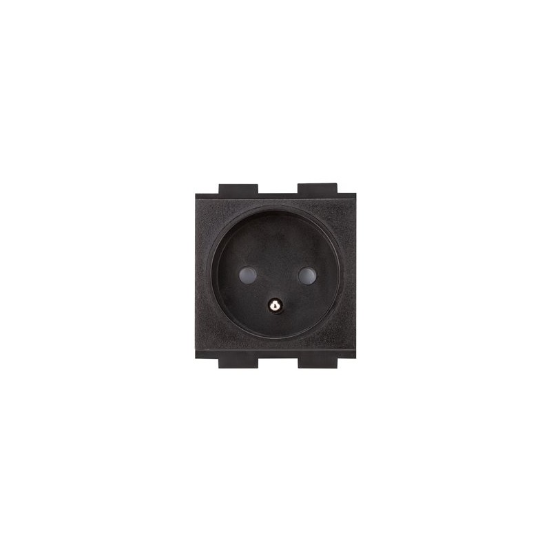 Crestron FT2A-PWR-FR series FT2A-PWR-FR-1-BASIC - Mechanismus napájecí zásuvky - Francie/Belgie - 2P+E - Typ E - 1 napájecí