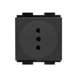 Crestron FT2A-PWR-IT series FT2A-PWR-IT-1-BASIC - Mechanismus napájecí zásuvky - Itálie - 2P+E - Typ L - 1 napájecí zásuvka - 2