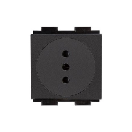 Crestron FT2A-PWR-IT series FT2A-PWR-IT-1-BASIC - Mechanismus napájecí zásuvky - Itálie - 2P+E - Typ L - 1 napájecí zásuvka - 2