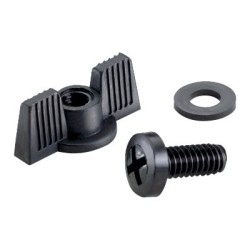 Panduit Fiber-Duct - Cable raceway bolt and nut kit - černá (balení 50)