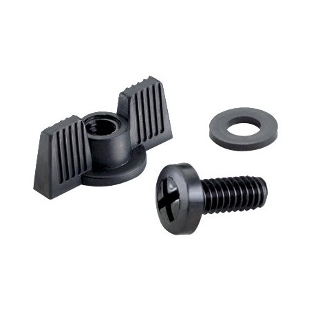 Panduit Fiber-Duct - Cable raceway bolt and nut kit - černá (balení 50)