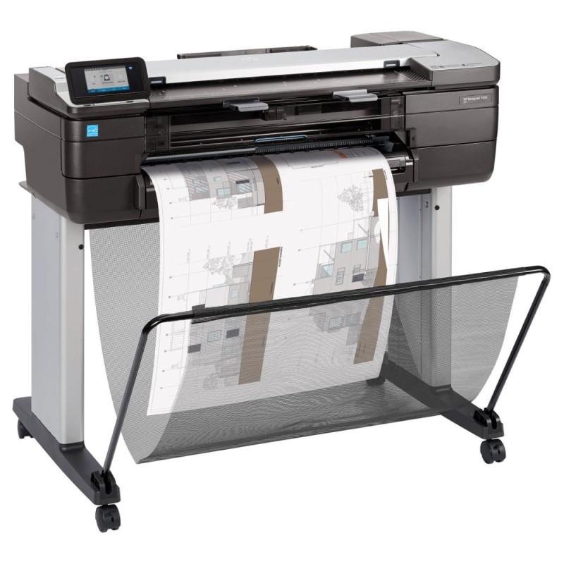 HP DesignJet T830 - 24" multifunkční tiskárna - barva - tryskový - 610 x 2770 mm (originální) - Role (61 cm) (média) - až 0.43