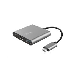 TRUST adaptér DALYX, 3-in-1, USB-C