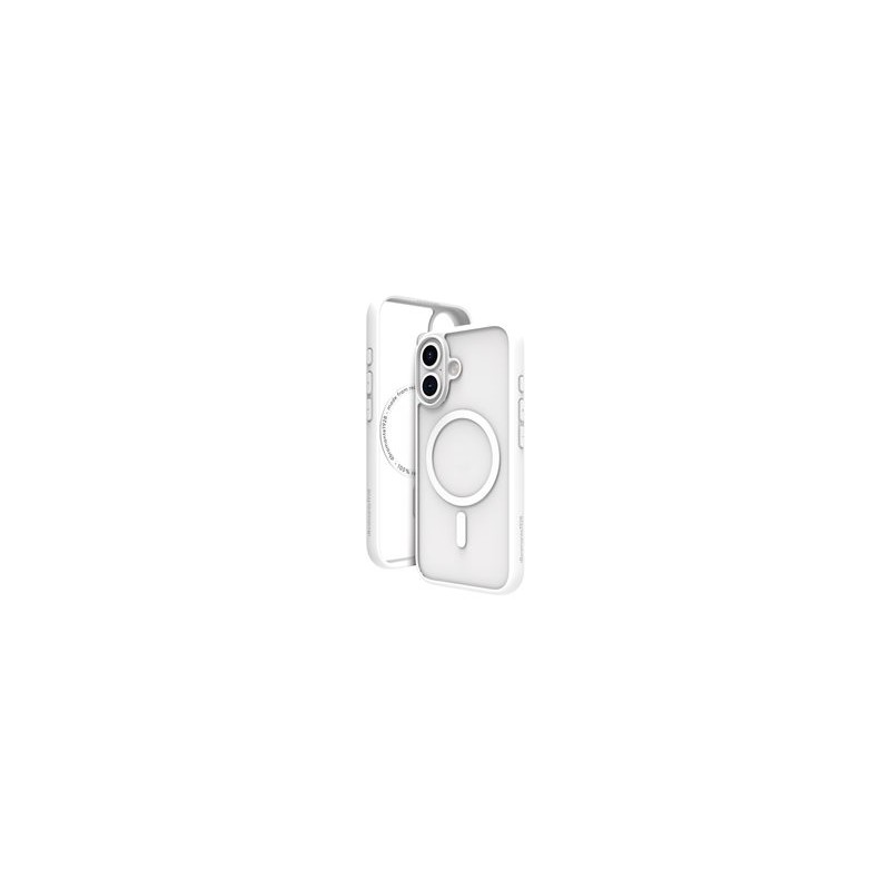 dbramante1928 Grenen - Zadní kryt pro mobilní telefon - kompatibilita s MagSafe - plast - bílá - pro Apple iPhone 16
