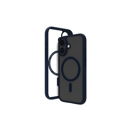 dbramante1928 Grenen - Zadní kryt pro mobilní telefon - kompatibilita s MagSafe - plast - modrá, čirá zadní strana - pro Apple