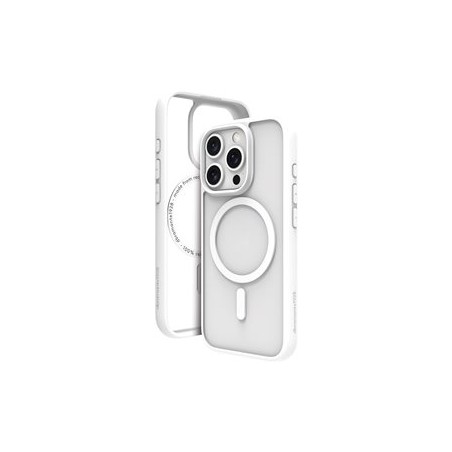 dbramante1928 Grenen - Zadní kryt pro mobilní telefon - kompatibilita s MagSafe - recyklovaný plast - bílá, průsvitná - pro