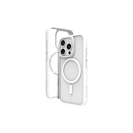 dbramante1928 Grenen - Zadní kryt pro mobilní telefon - kompatibilita s MagSafe - recyklovaný plast - bílá, průsvitná - pro