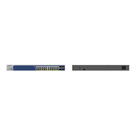 NETGEAR Smart GS728TXUP - V3 - přepínač - L3 Lite - inteligentní - 24 x 10/100/1000 (PoE++) + 4 x 10 Gigabit SFP+ - desktop