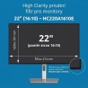 Kensington High Clarity - Filtr displeje ke zvýšení soukromí - dvoucestné - lepící, kloubové pásky - 22"