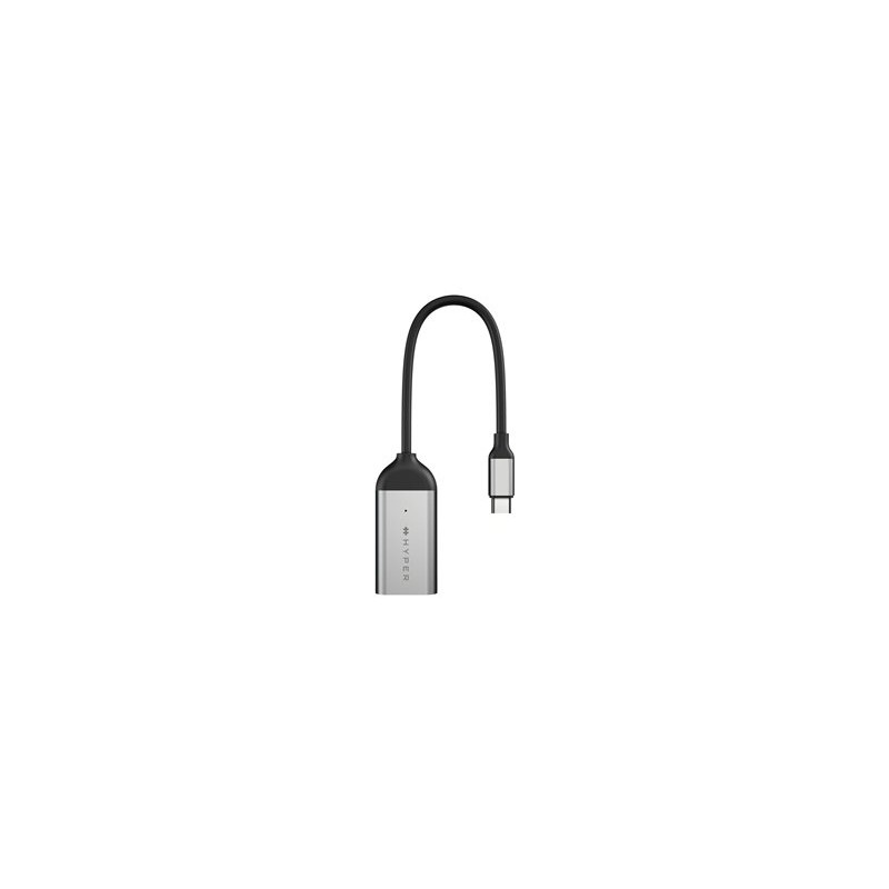 HyperDrive - Video adaptér - 24 pin USB-C s piny (male) do HDMI se zdírkami (female) - stríbrná - podpora 8K60Hz, podpora