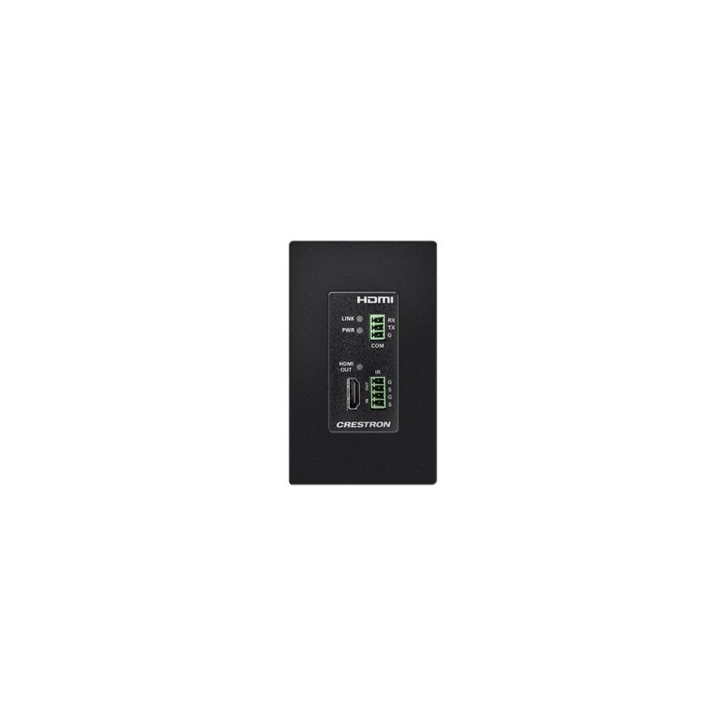 Crestron HD-RXC-4KZ-101-1G-B - Sériový nástavec video/audio/infračervený - receiver - DM Essentials - přes CATx - až 70 m