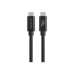 Hyper HyperDrive Next - USB kabel - USB-C (M) do USB-C (M) - USB4 - 1.2 m - černá