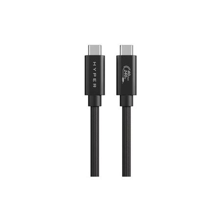 Hyper HyperDrive Next - USB kabel - USB-C (M) do USB-C (M) - USB4 - 1.2 m - černá