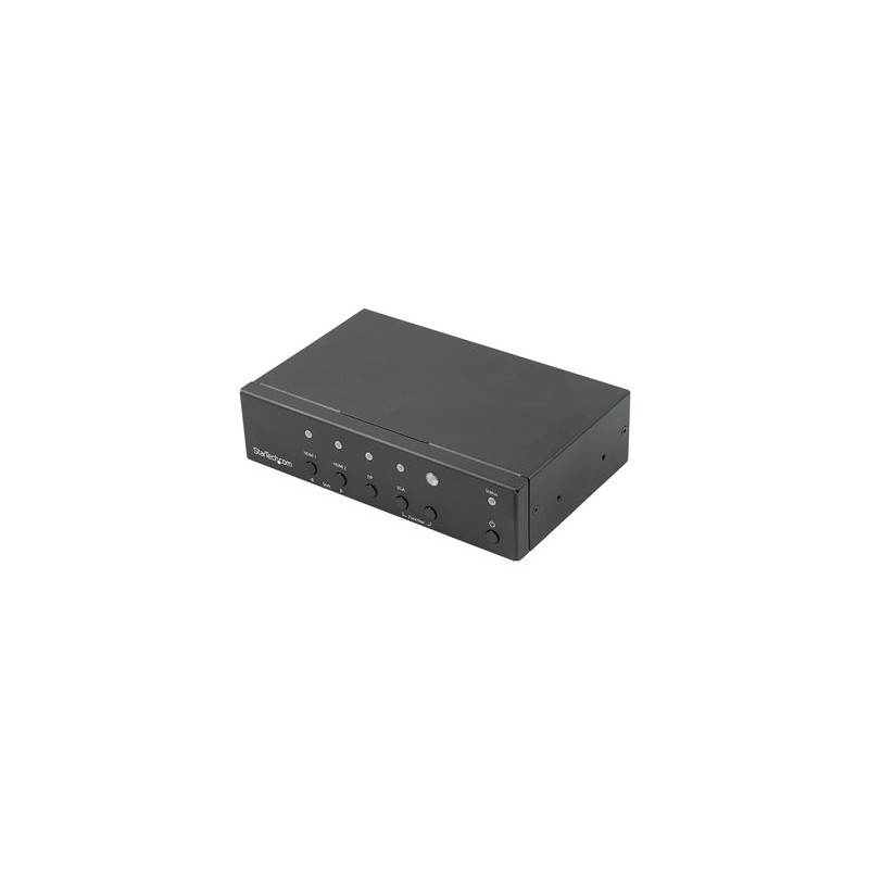 StarTech.com Multi-Input to HDMI Converter Switch - DisplayPort, VGA and Dual-HDMI to HDMI Switch - Priority and Automatic