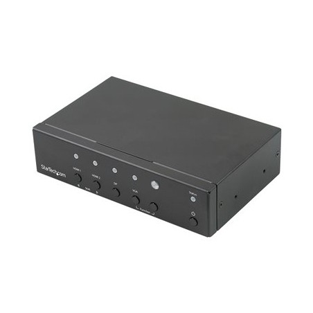 StarTech.com Multi-Input to HDMI Converter Switch - DisplayPort, VGA and Dual-HDMI to HDMI Switch - Priority and Automatic