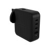 Targus HyperJuice - Síťový adaptér - GaN - 100 Wh - QC 3.0, Power Delivery 3.0 + PPS - 4 výstupní konektory (USB, 3 x USB-C)